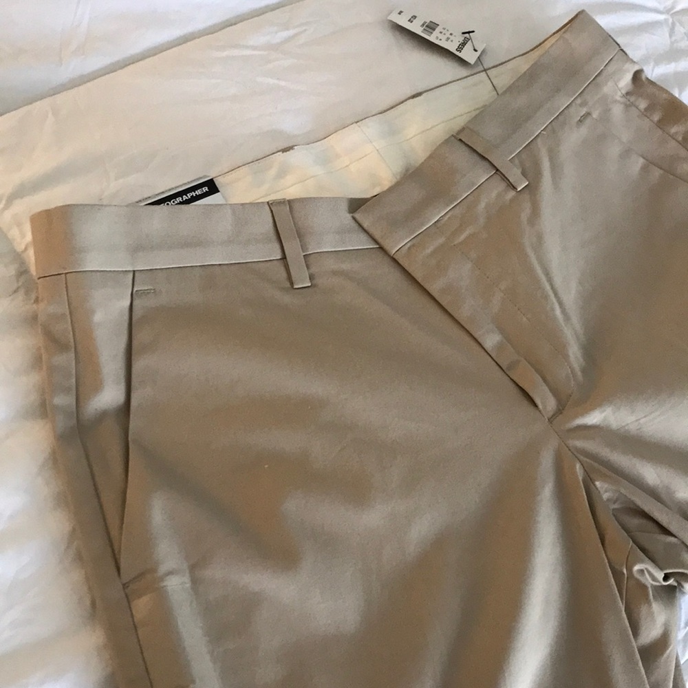 Express Men’s Photographer slim fit slacks pants